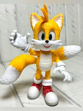 Sonic The Hedgehog Character Tails Jointed Action Figure Toy 4.5” JAKKS 2024